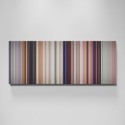 Cars movie canvas wall art - color palette print