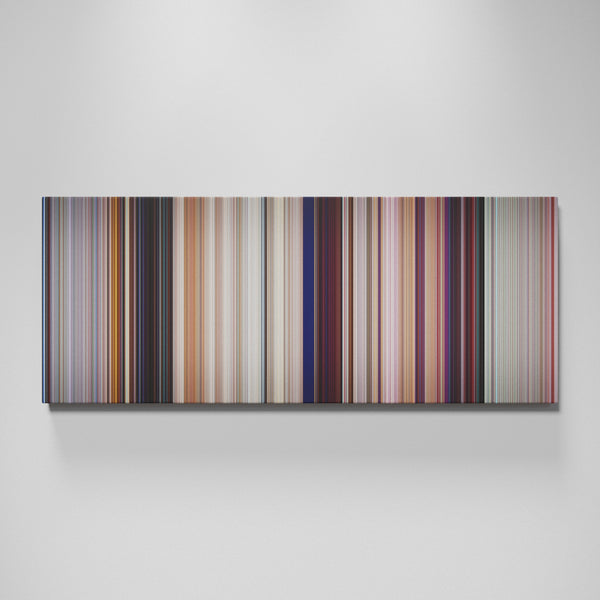 Cars movie canvas wall art - color palette print