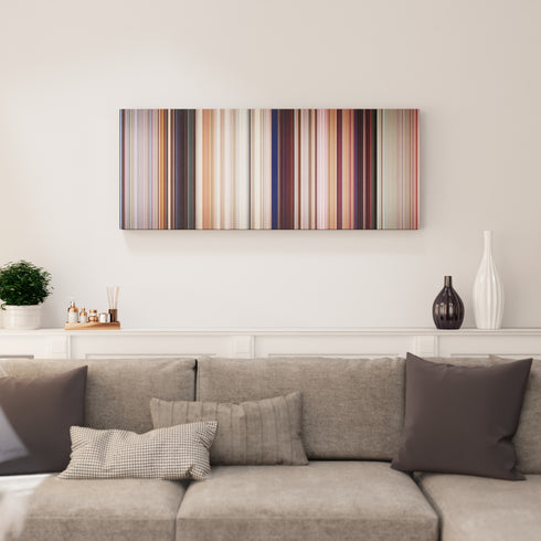 Cars canvas print in living room - film wall decor