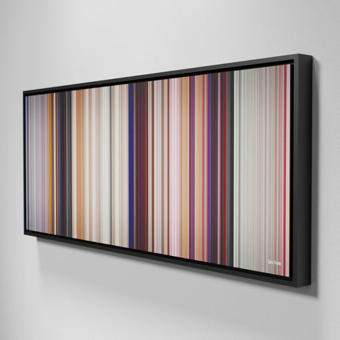 Side view of Framed Buff's of Cars Frome on the wall