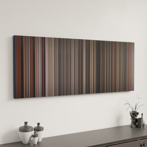 Apollo 13 canvas art in modern interior - movie color palette