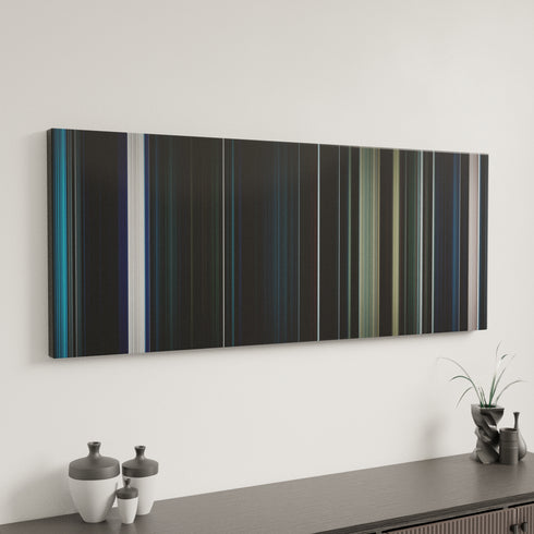 Imaginaerum canvas art in modern interior - movie color palette