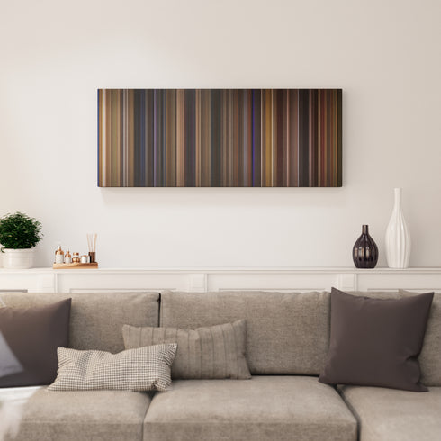 Living room interior with Almost Famous Frome on the wall