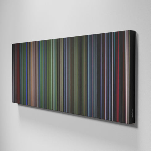 Side view of Buff's of Predator Frome on the wall