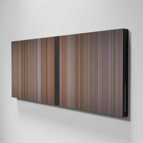 Side view of Buff's of Friends: The One Where No One's Ready Frome on the wall