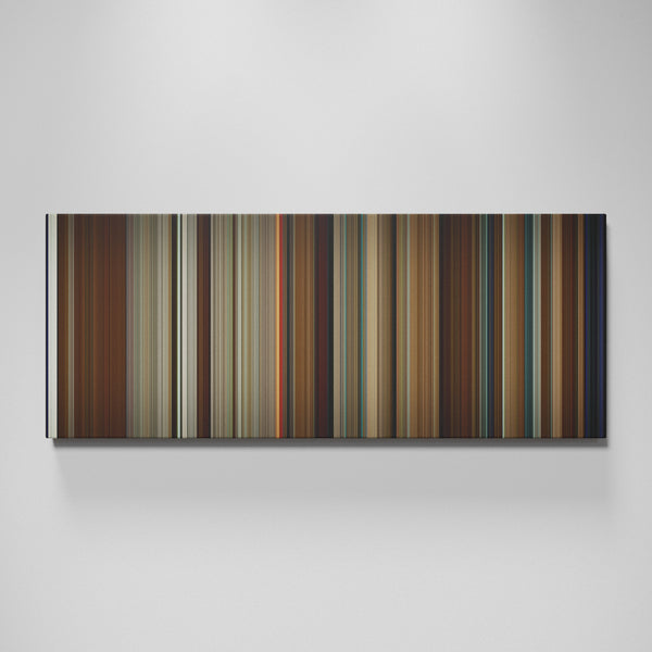 Going The Distance movie canvas wall art - color palette print