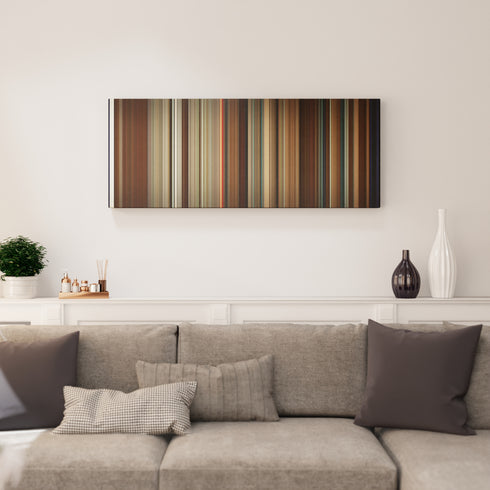 Living room interior with Going The Distance Frome on the wall