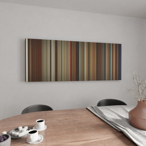 Kitchen with Going The Distance Frome on the wall