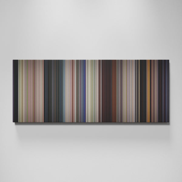 The 'Burbs movie canvas wall art - color palette print