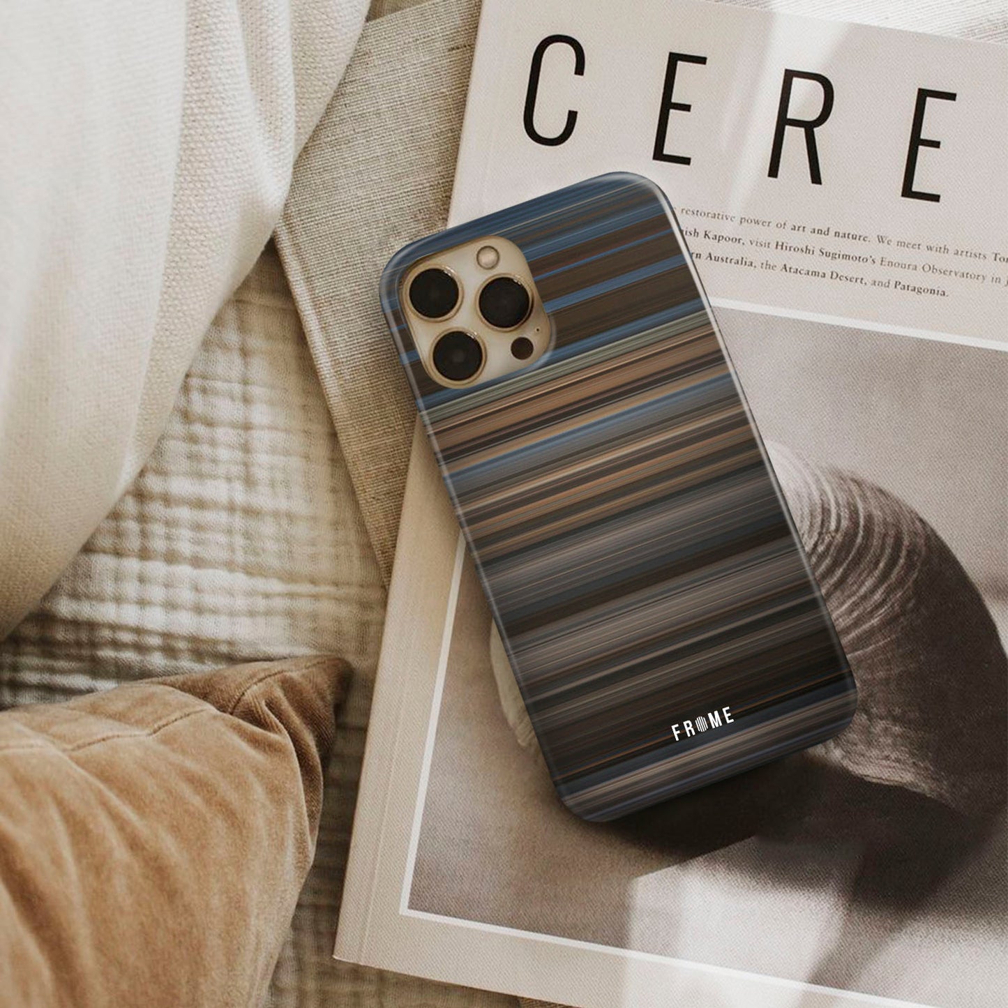 gladiator (2000) Frome phone case next to interior items