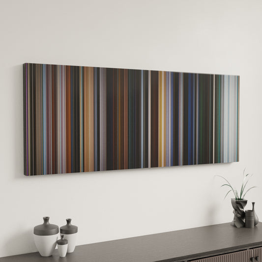 Minimal interior design with The Chronicles of Narnia: The Lion, the Witch and the Wardrobe Frome on the wall