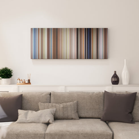 Living room interior with 50 First Dates Frome on the wall