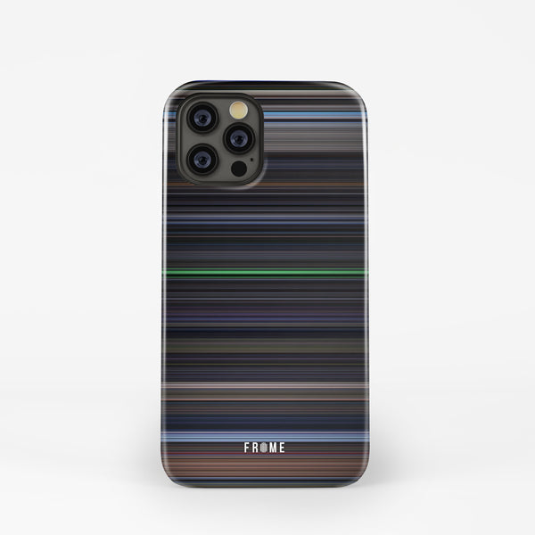 Front view of event horizon Frome Snap phone case