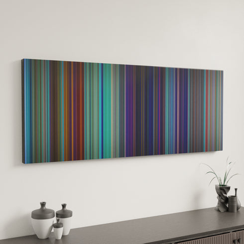 Shark Tale canvas art in modern interior - movie color palette