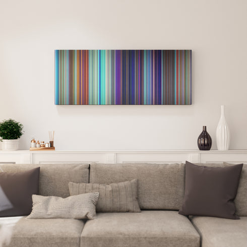 Shark Tale canvas print in living room - film wall decor