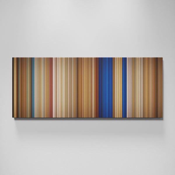 Mad Max: Fury Road movie canvas wall art - color palette print