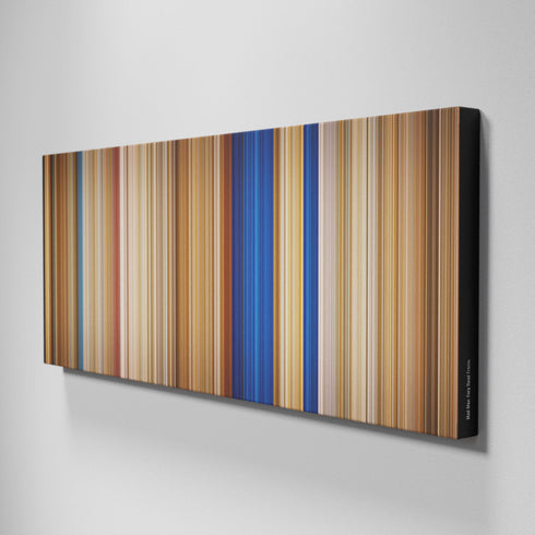 Side view of Buff's of Mad Max: Fury Road Frome on the wall