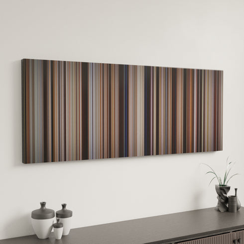 Dances With Wolves canvas art in modern interior - movie color palette