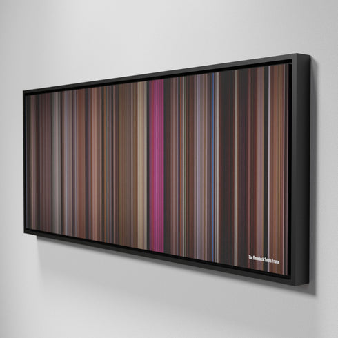 Side view of Framed Buff's of The Boondock Saints Frome on the wall