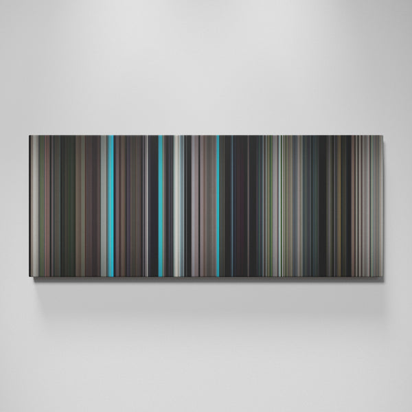 The Graduate movie canvas wall art - color palette print