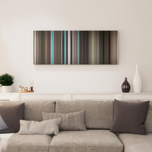 The Graduate canvas print in living room - film wall decor