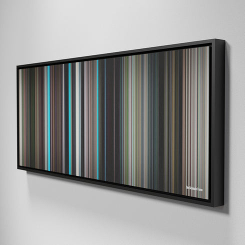 Side view of Framed Buff's of The Graduate Frome on the wall