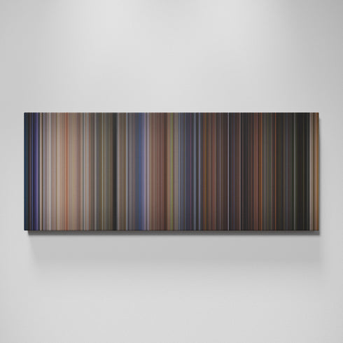 Twister movie canvas wall art - color palette print