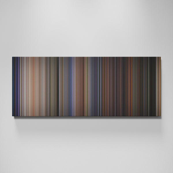 Twister movie canvas wall art - color palette print