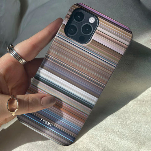 death becomes her Frome phone case when holding in hands