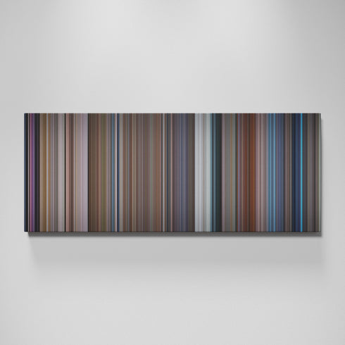 Death Becomes Her movie canvas wall art - color palette print