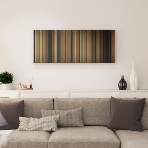 It's a Wonderful Life canvas print in living room - film wall decor