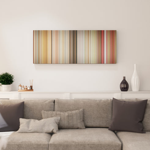 Little Miss Sunshine canvas print in living room - film wall decor