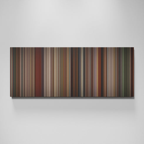 500 Days of Summer movie canvas wall art - color palette print