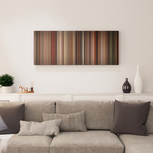 500 Days of Summer canvas print in living room - film wall decor