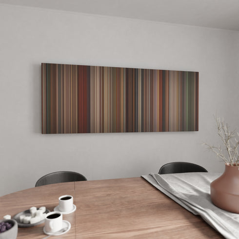 Kitchen with 500 Days of Summer Frome on the wall