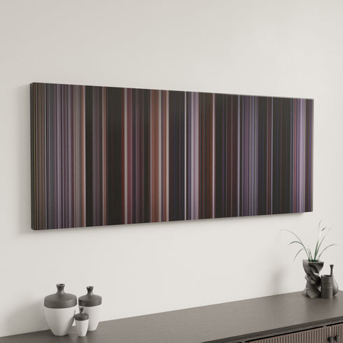 The Departed canvas art in modern interior - movie color palette