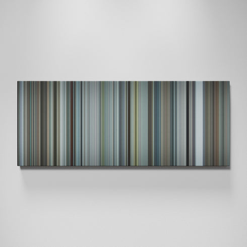 Burnt movie canvas wall art - color palette print