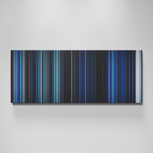 Resident Evil movie canvas wall art - color palette print