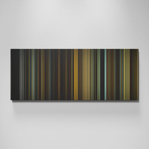 The Social Network movie canvas wall art - color palette print