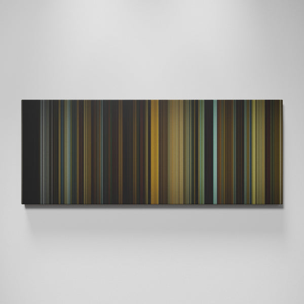 The Social Network movie canvas wall art - color palette print