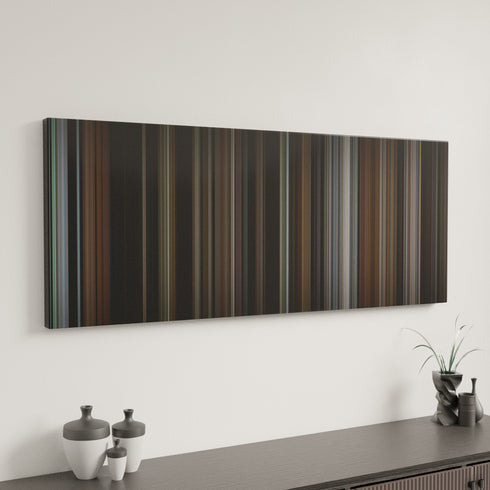 Sleepless in Seattle canvas art in modern interior - movie color palette