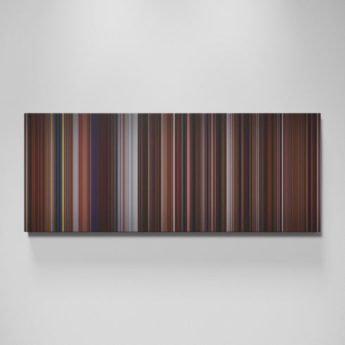 Trainspotting movie canvas wall art - color palette print