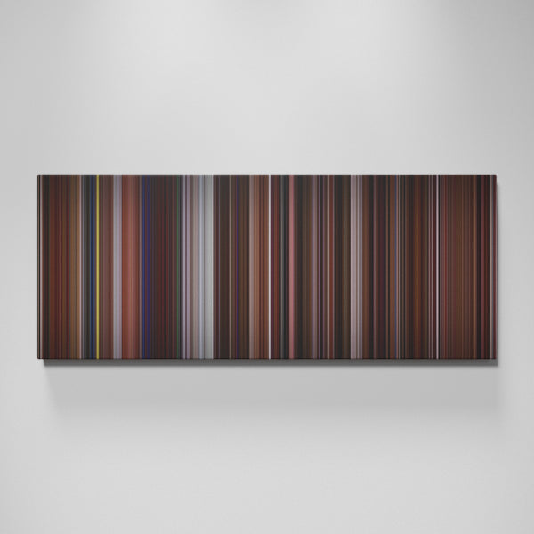 Trainspotting movie canvas wall art - color palette print