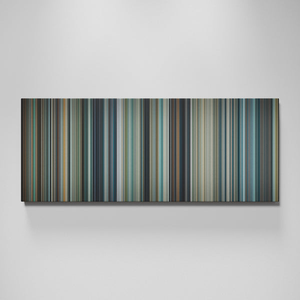 Man of Steel movie canvas wall art - color palette print