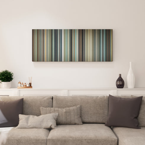 Man of Steel canvas print in living room - film wall decor