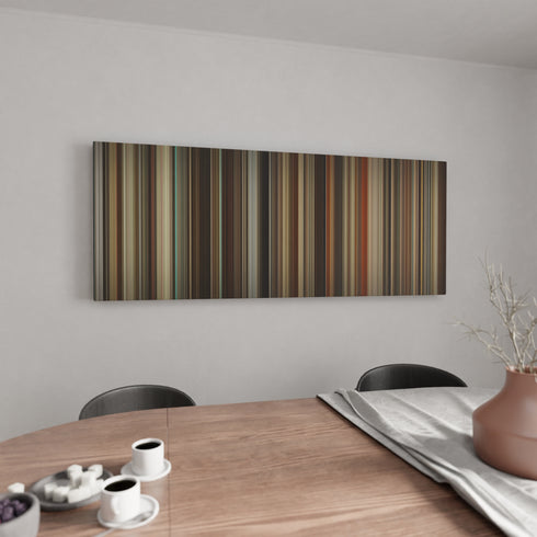 Milk canvas wall art in kitchen - movie decor