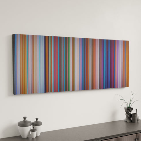 The Grinch canvas art in modern interior - movie color palette