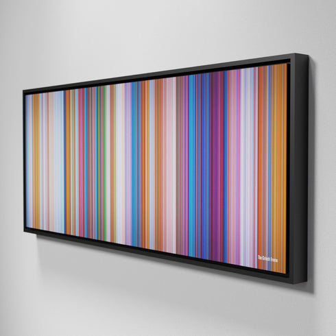 Side view of Framed Buff's of The Grinch Frome on the wall