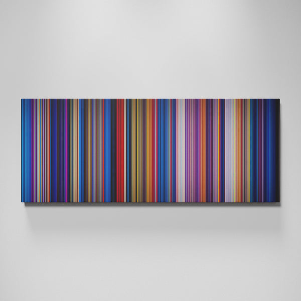 Fantasia movie canvas wall art - color palette print
