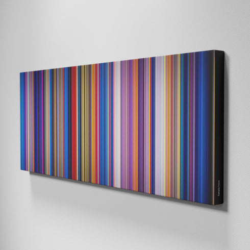 Side view of Buff's of Fantasia Frome on the wall